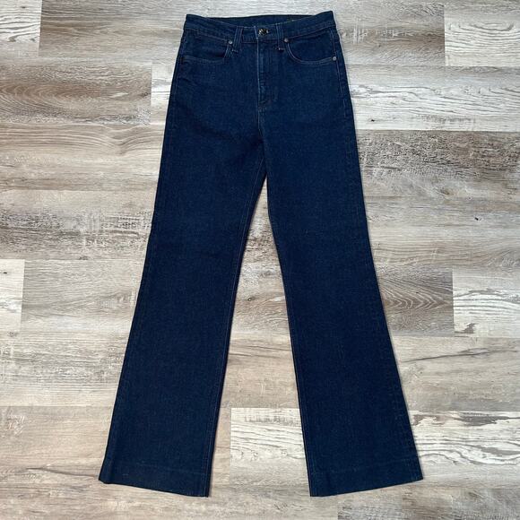 Rag & Bone Dark Wash High Rise Straight Leg Jeans Size 25 - Picture 1 of 7